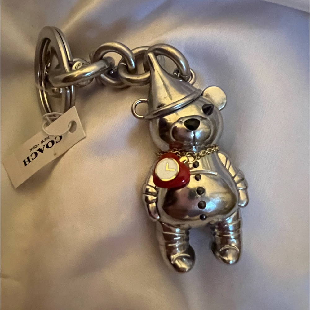 Coach Teddy Bear 🧸 Keychain/Charm